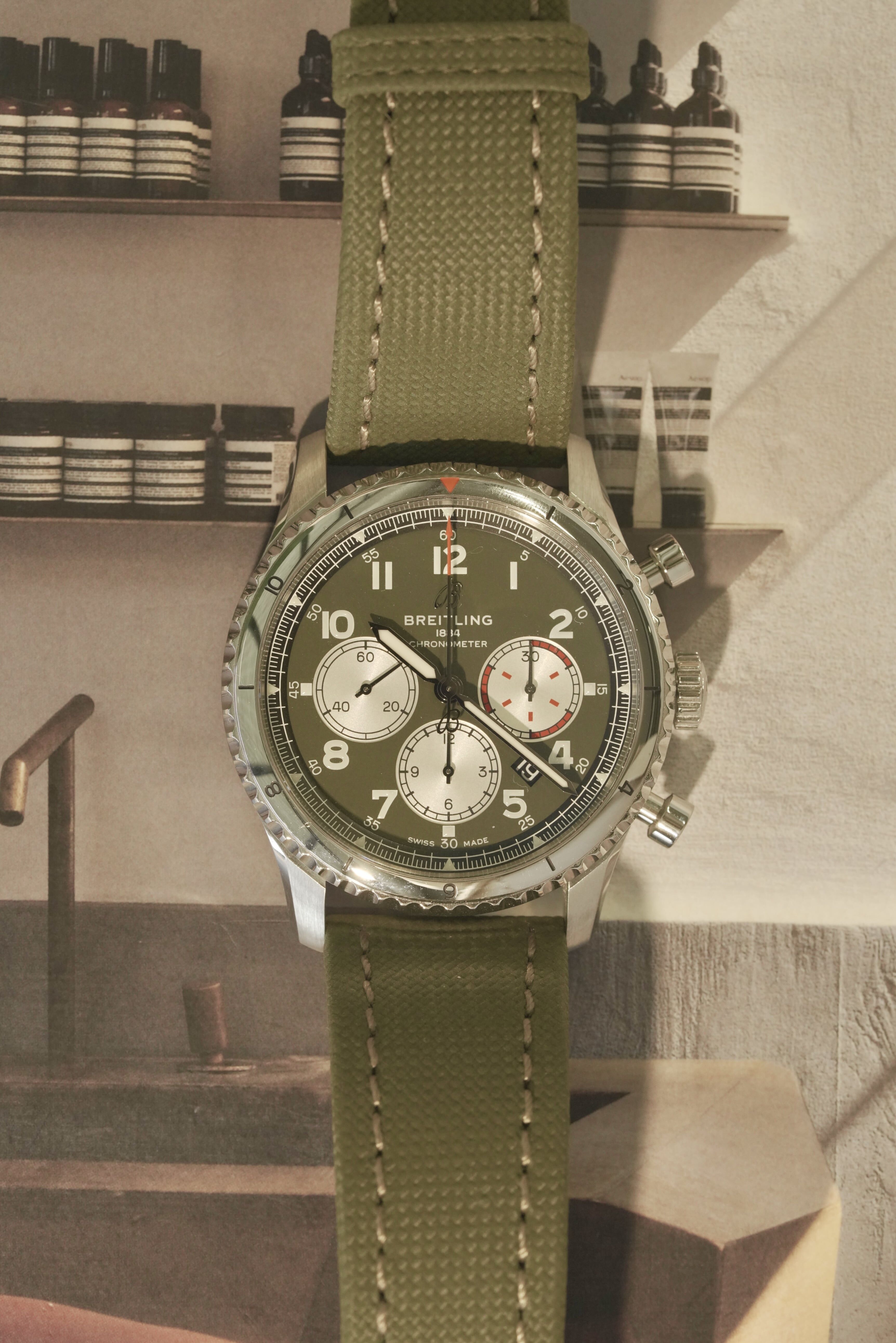 BRE09082403DP - Aviator 8 Chronograph Warhawk - 001-min