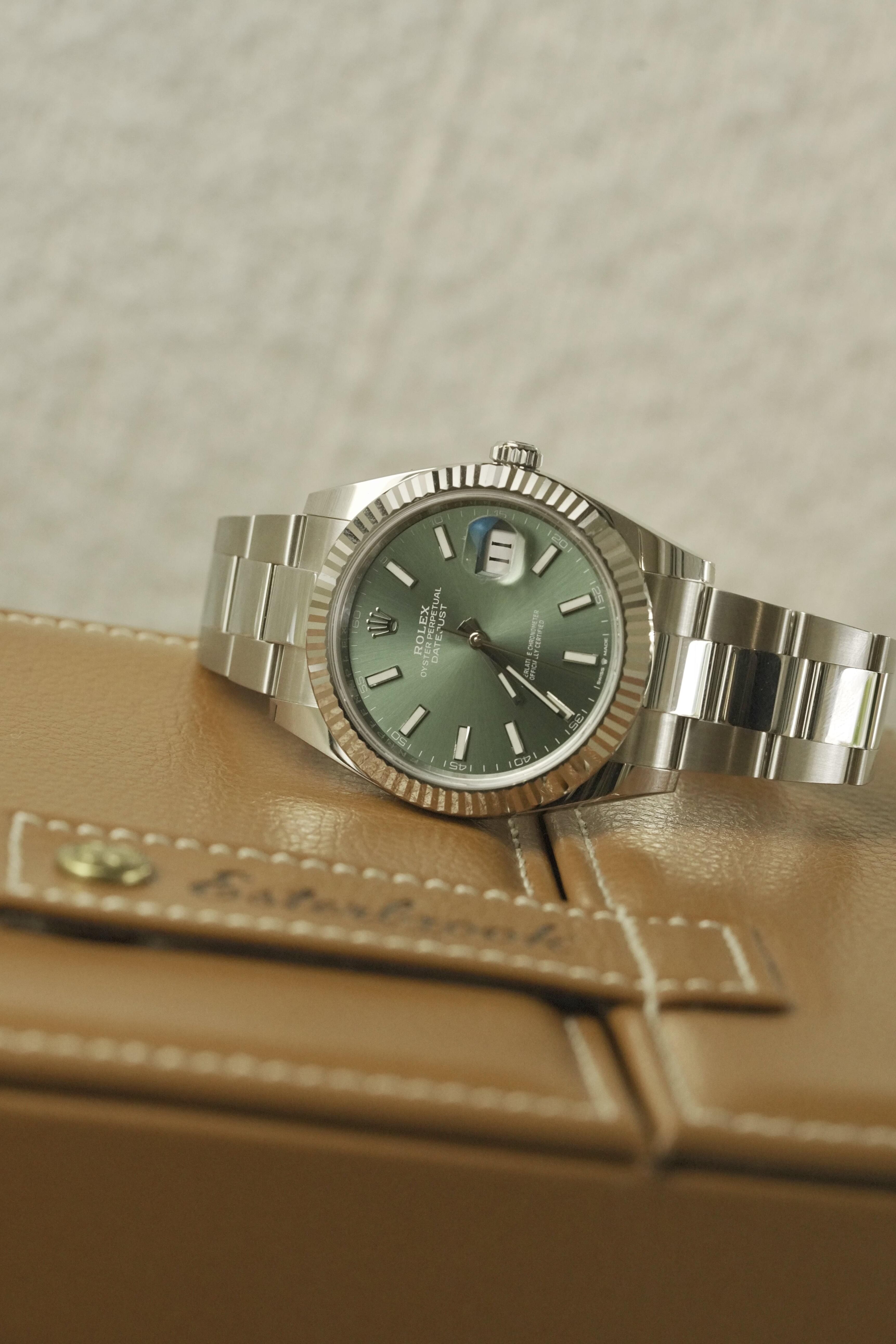 ROL05062401DP - Datejust 41 Mint Green Fluted Oys 004