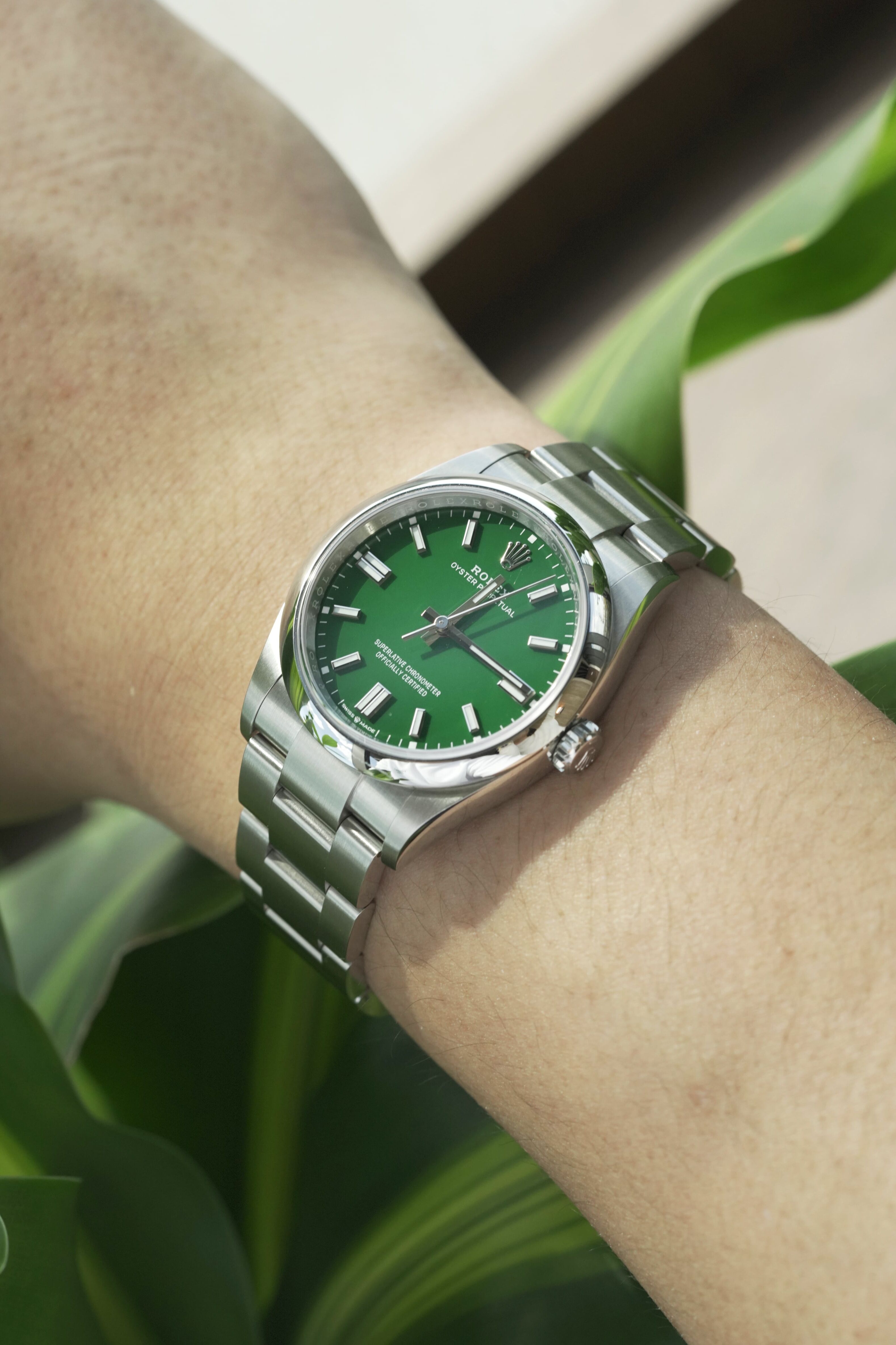ROL02102302DP - Oyster Perpetual 36 Green - 126000-009-min