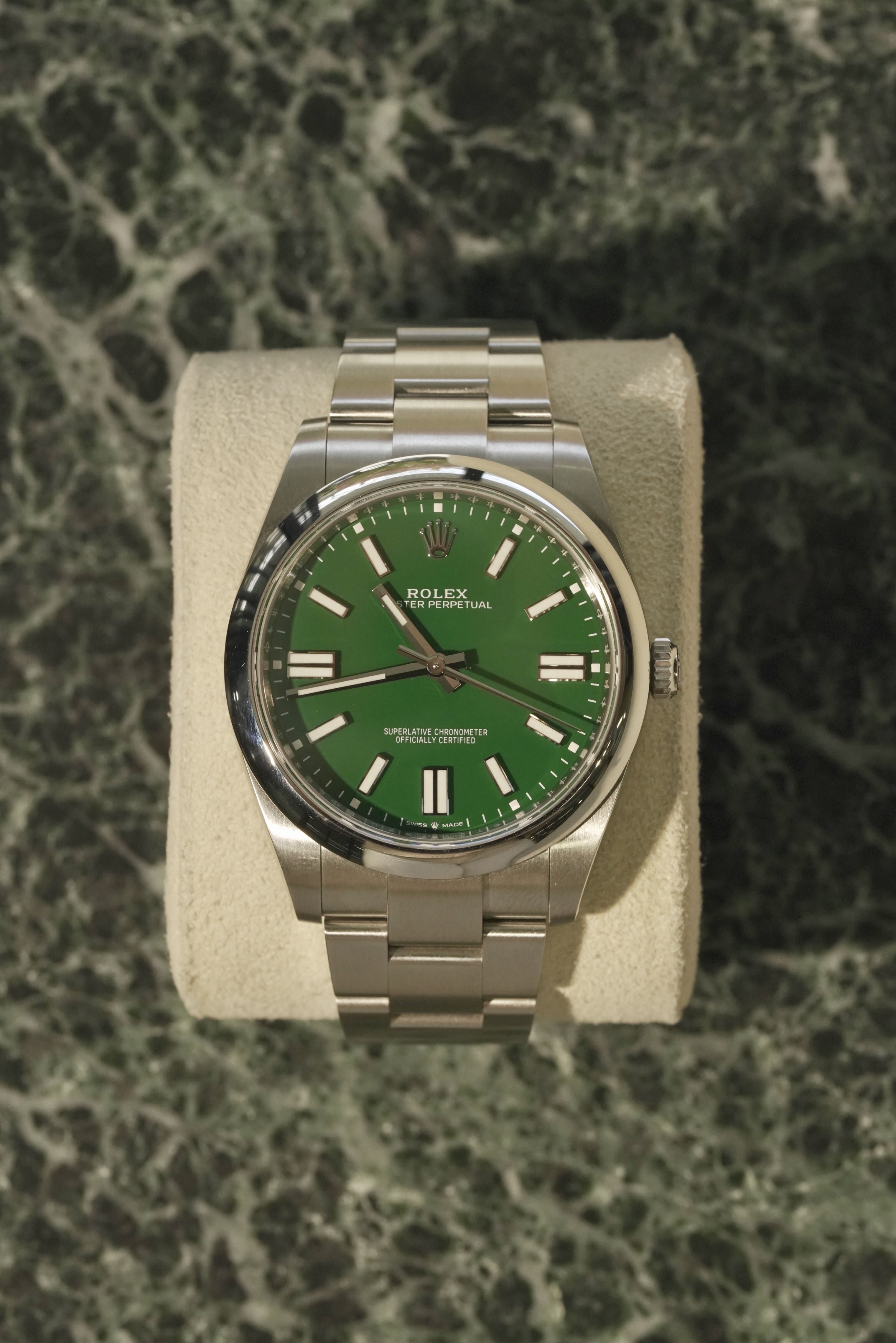 ROL05092405DP - Oyster Perpetual 41 Green 001